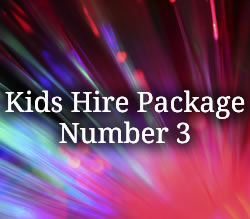 Kids Hire Package 3a (inc Single Slushie)