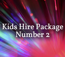 Kids Hire Package 2a (inc Single Slushie)