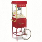 Popcorn Machine Plus Classic Cart (100 serves of popcorn)