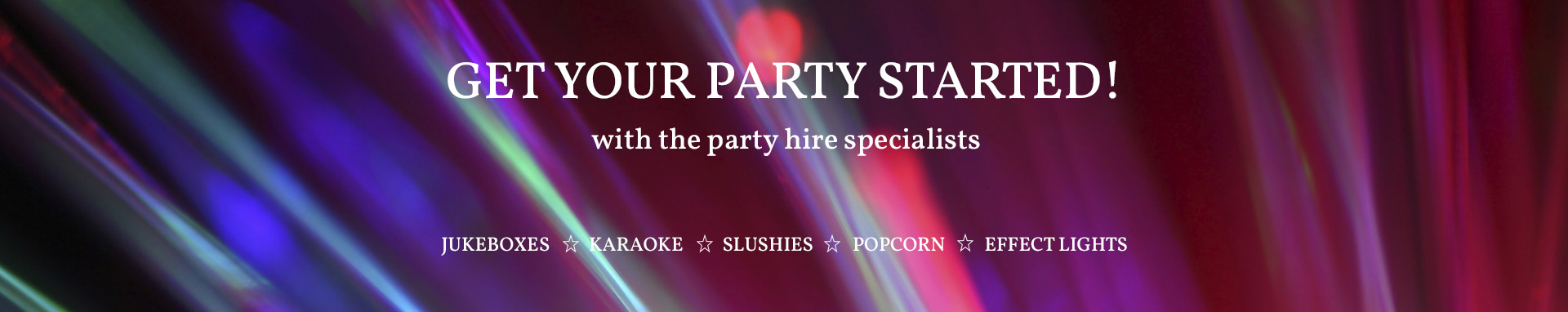 get your party started